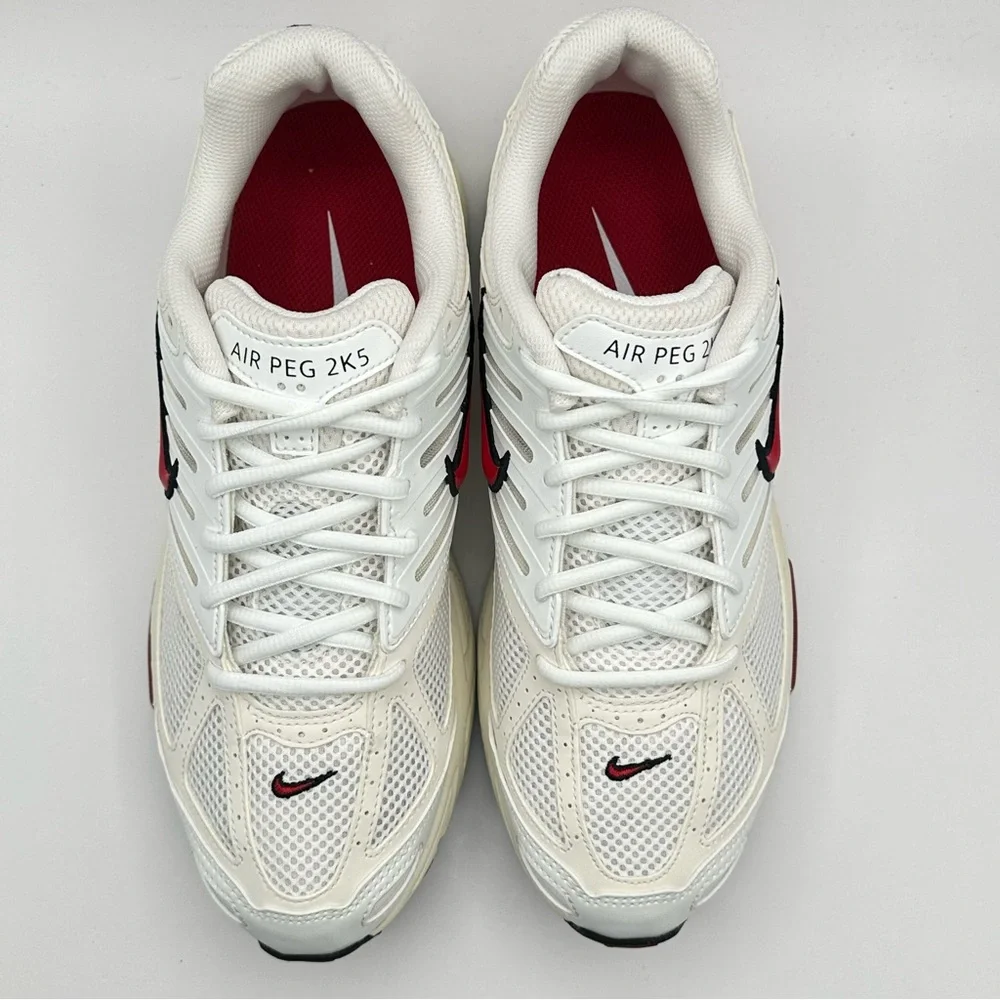 Women's Nike Air Peg 2K5 White/Gym Red-Phantom (FN7153 101) Size 10 - Picture 10 of 12